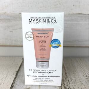 My Skin & Co 2 oz Exfoliating Scrub Women Ingrown Hairs Razor Bumps New